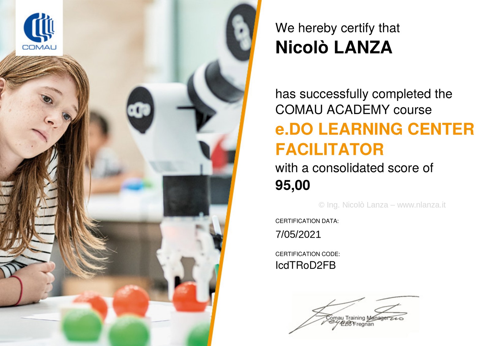 e.DO Learning Center Facilitator – Nicolò Lanza