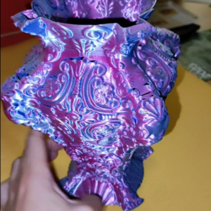 Vaso tricolor stampa 3d
